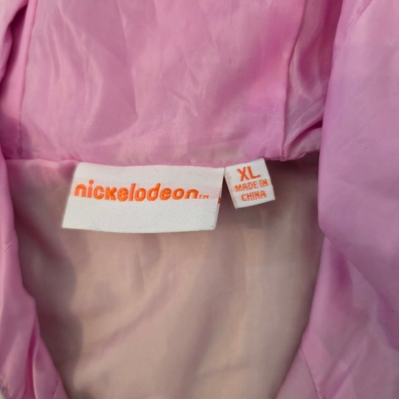 Nickelodeon Unisex Multicolor Rugrats Reptar 1/4 Zip Hooded Windbreaker Size XL - Picture 2 of 5